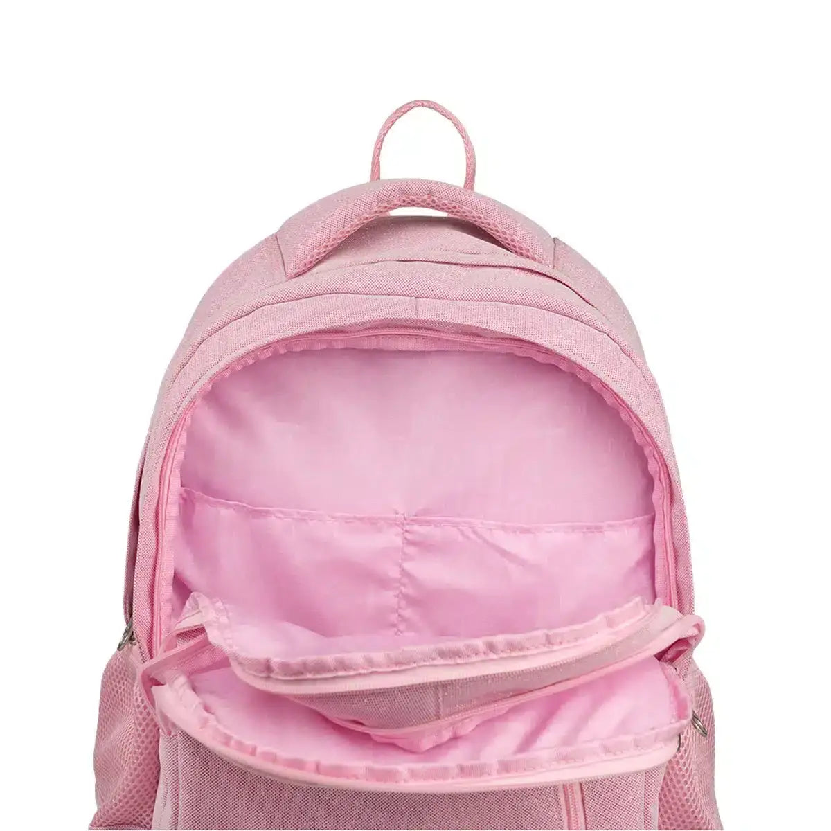 Zaino Scuola Glitter Colourbook 23L con schienale imbottito disponibile in nero, oro, lilla e rosa - foto 7