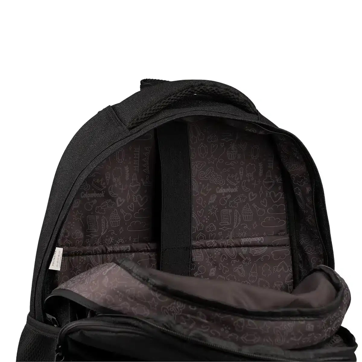 Zaino Scuola Glitter Colourbook 23L con schienale imbottito disponibile in nero, oro, lilla e rosa - foto 8