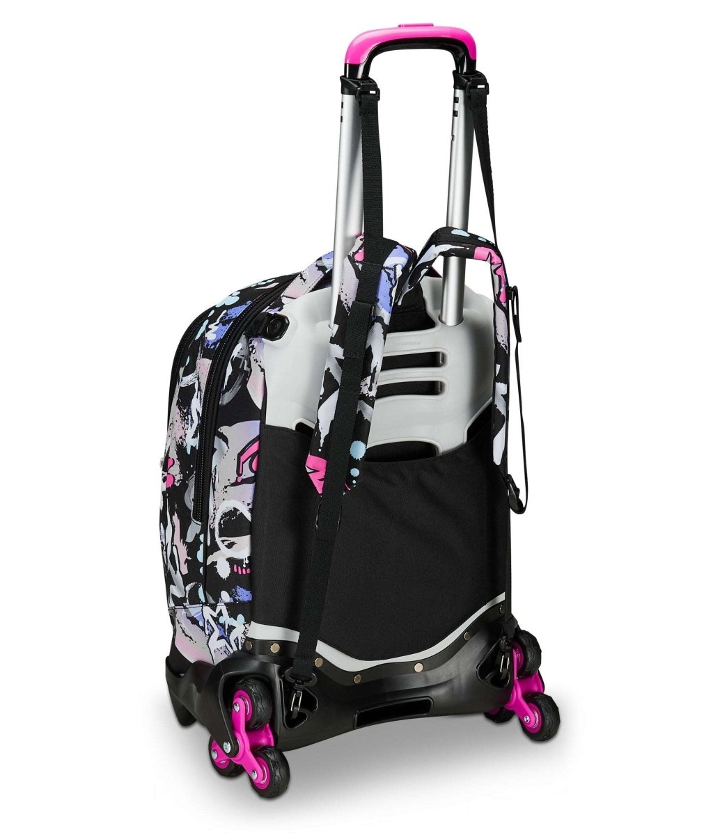 Trolley Jack Seven® 3 Ruote Mark On Girl: Stile e Comodità per Studentesse Trendy - Quiscuola