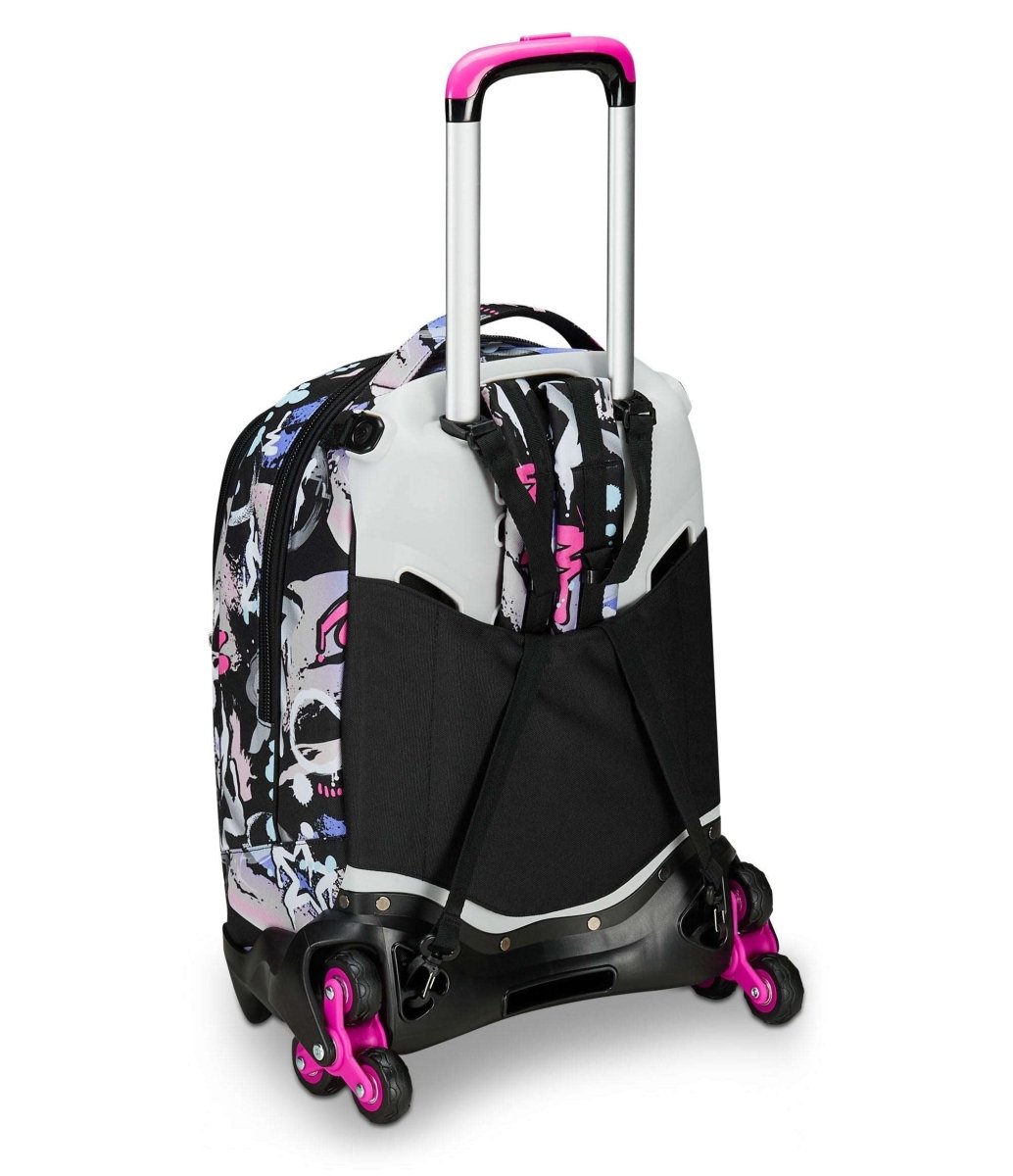 Trolley Jack Seven® 3 Ruote Mark On Girl: Stile e Comodità per Studentesse Trendy - Quiscuola