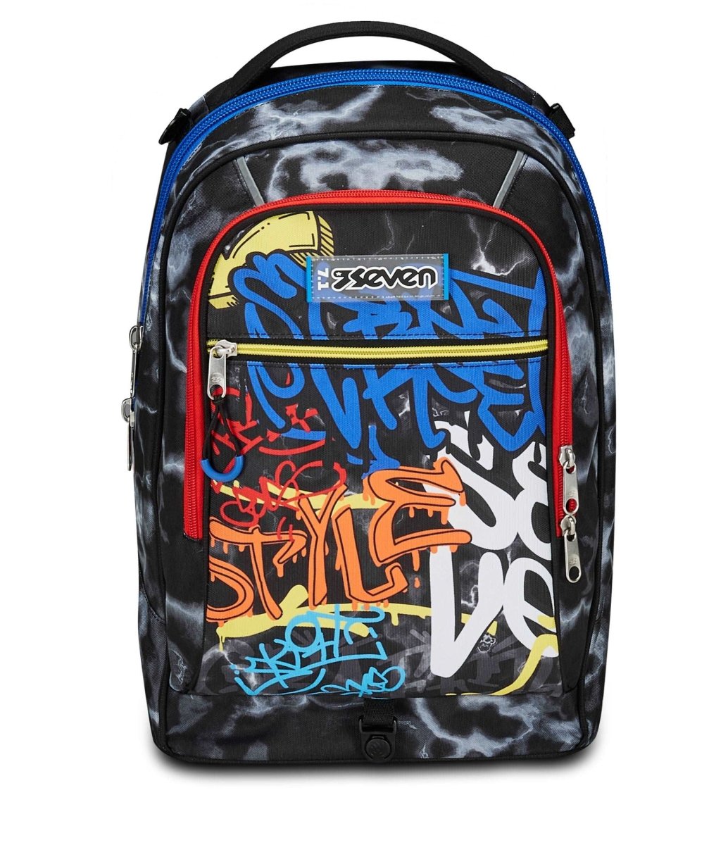 Trolley Jack Seven® 3 Ruote Mark On Boy: Stile Urbano e Praticità per Studenti Dinamici - Quiscuola