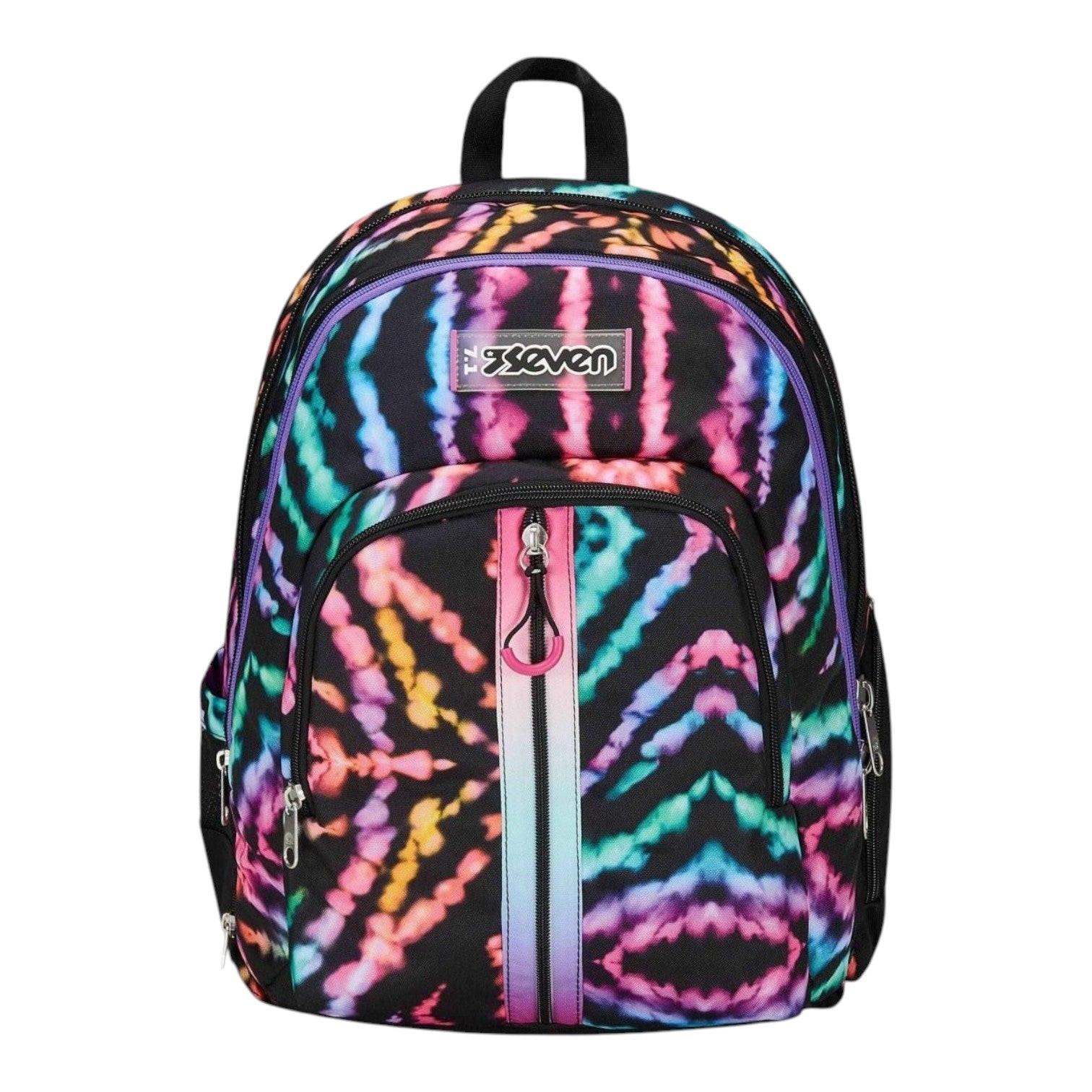 Zaino Seven Advanced Detach Multi-Shade Girl scuola 30 litri.