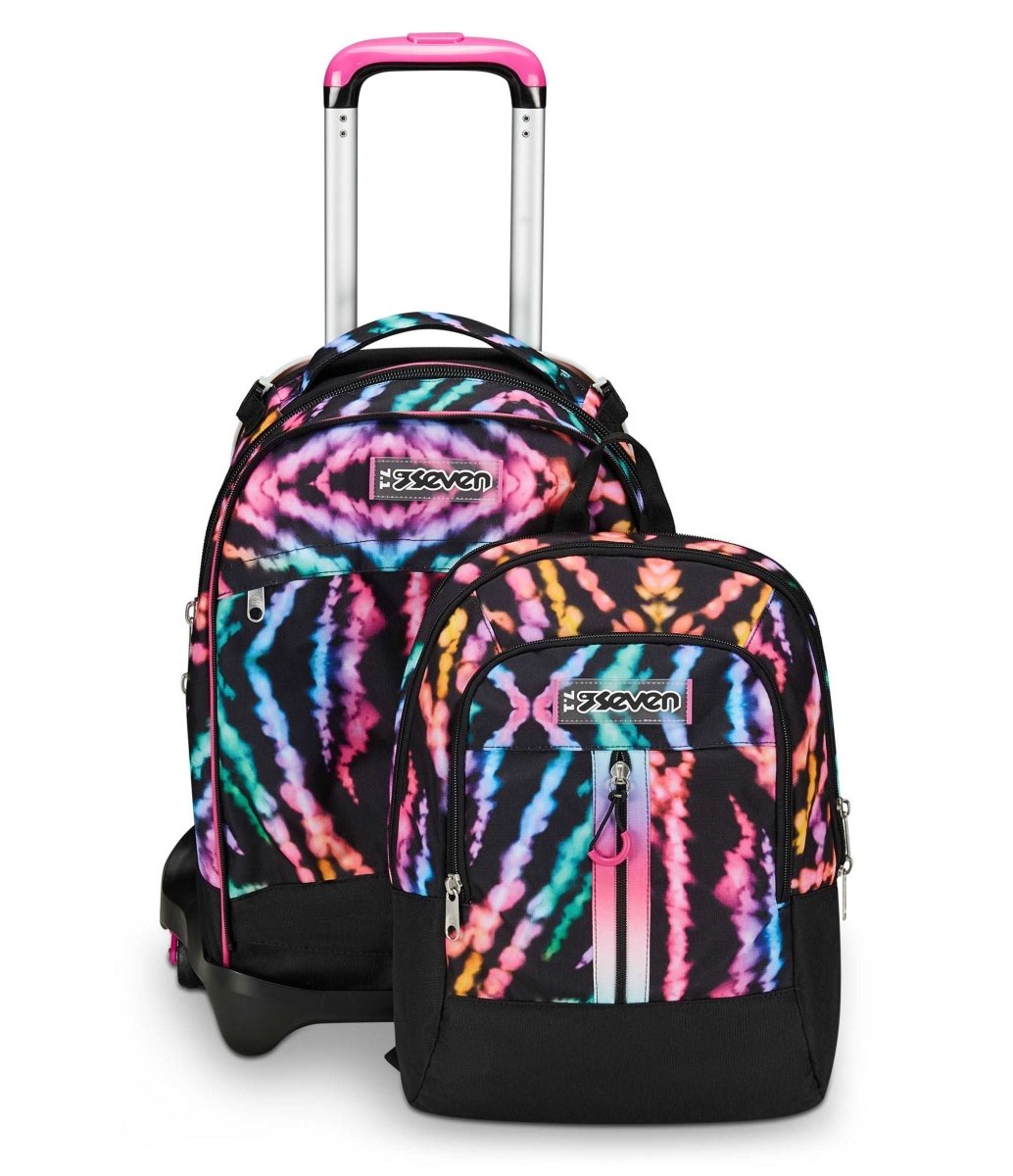 Trolley Jack Seven® 3 Ruote Detach Multi - Shade Girl: Colore e Versatilità per le Studentesse Moderne - Quiscuola