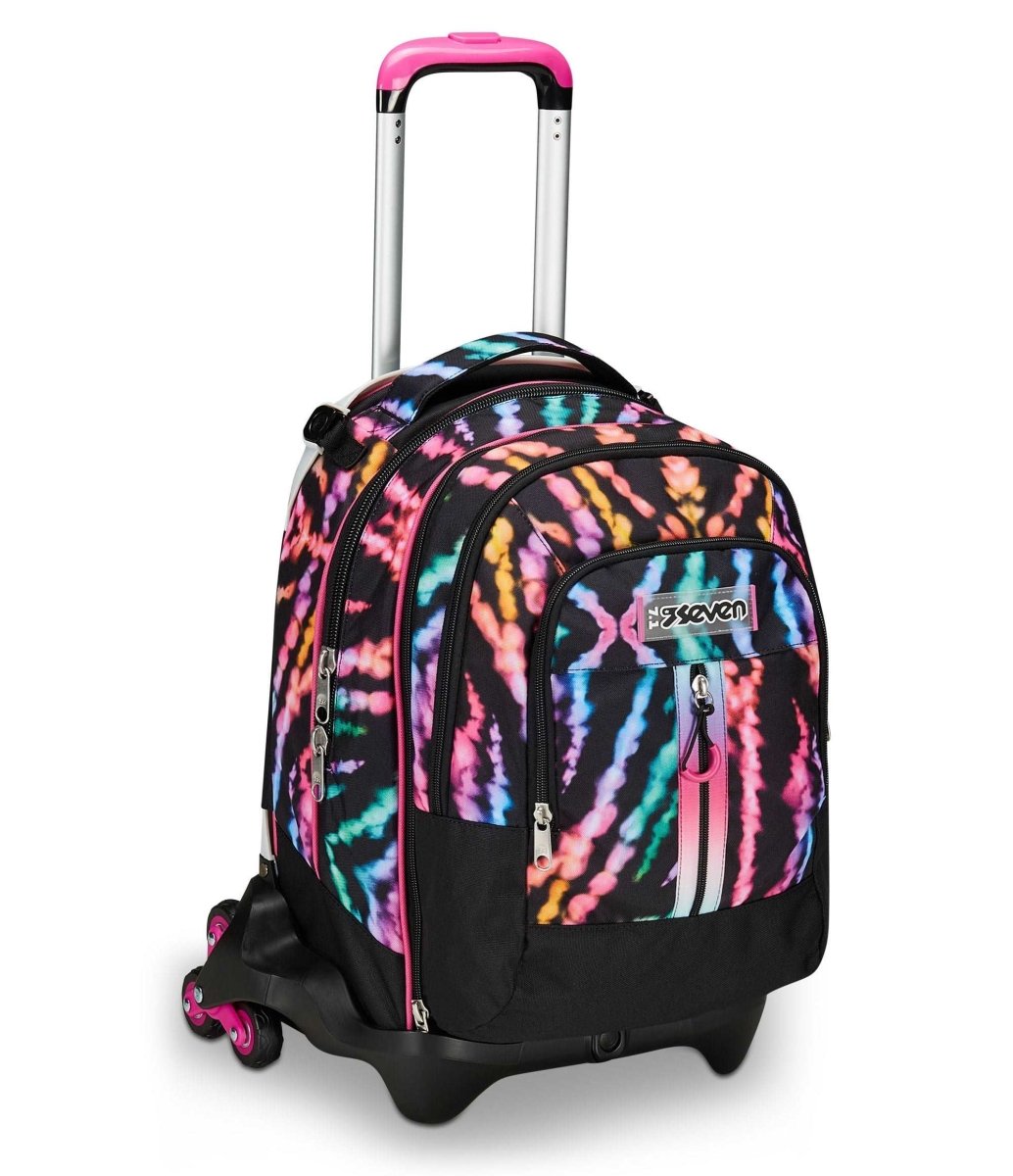 Trolley Jack Seven® 3 Ruote Detach Multi - Shade Girl: Colore e Versatilità per le Studentesse Moderne - Quiscuola