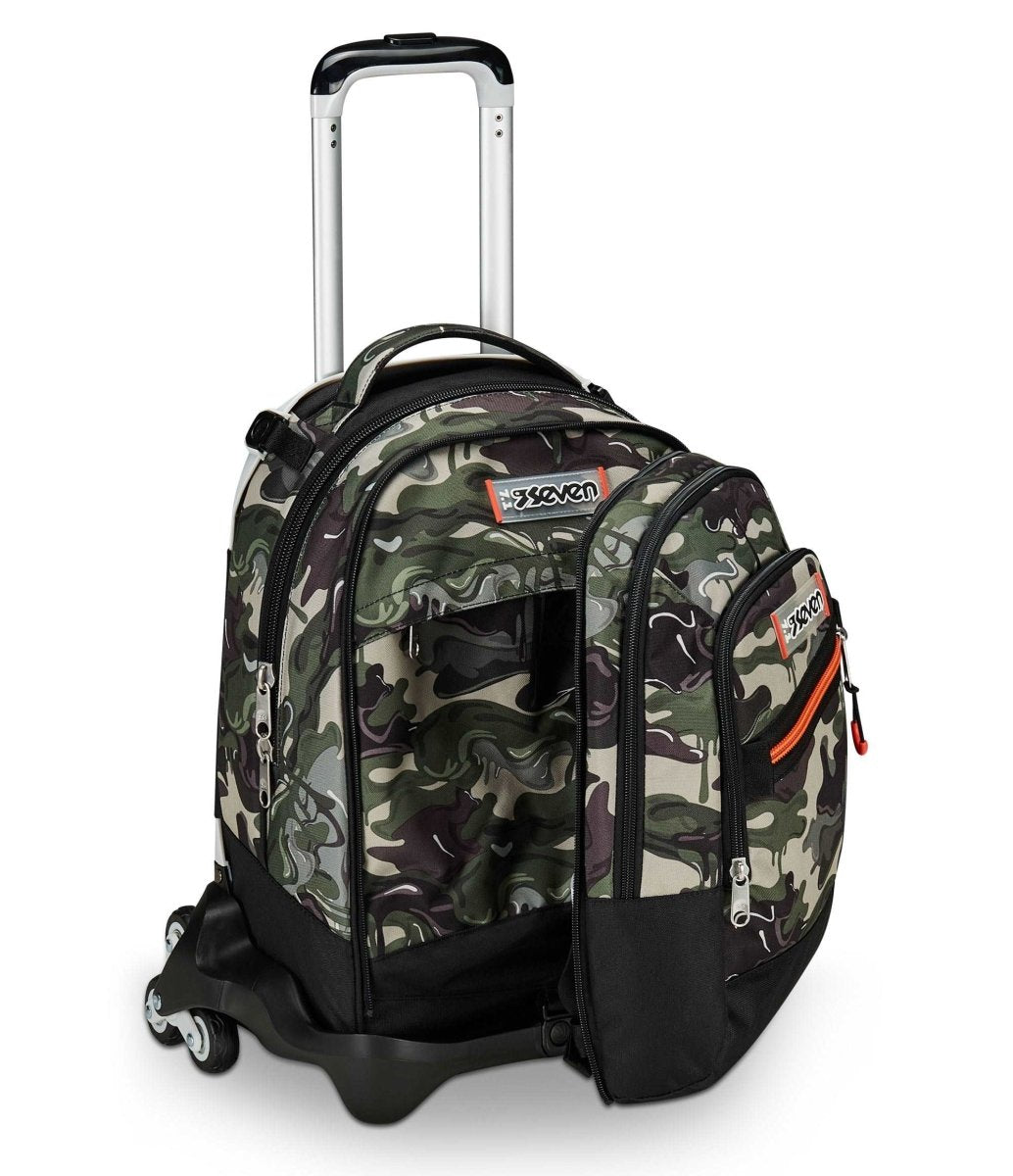 Trolley Jack Seven® 3 Ruote Detach LightVenture: Avventura e Comodità per gli Studenti Attivi - Quiscuola