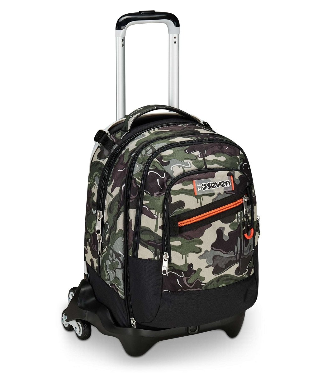 Trolley Jack Seven® 3 Ruote Detach LightVenture: Avventura e Comodità per gli Studenti Attivi - Quiscuola