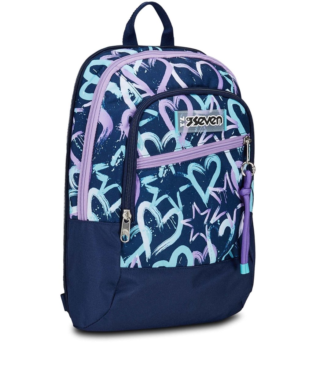 Trolley Jack Seven® 3 Ruote Detach Crystal Purple: Eleganza e Versatilità per le Studentesse - Quiscuola