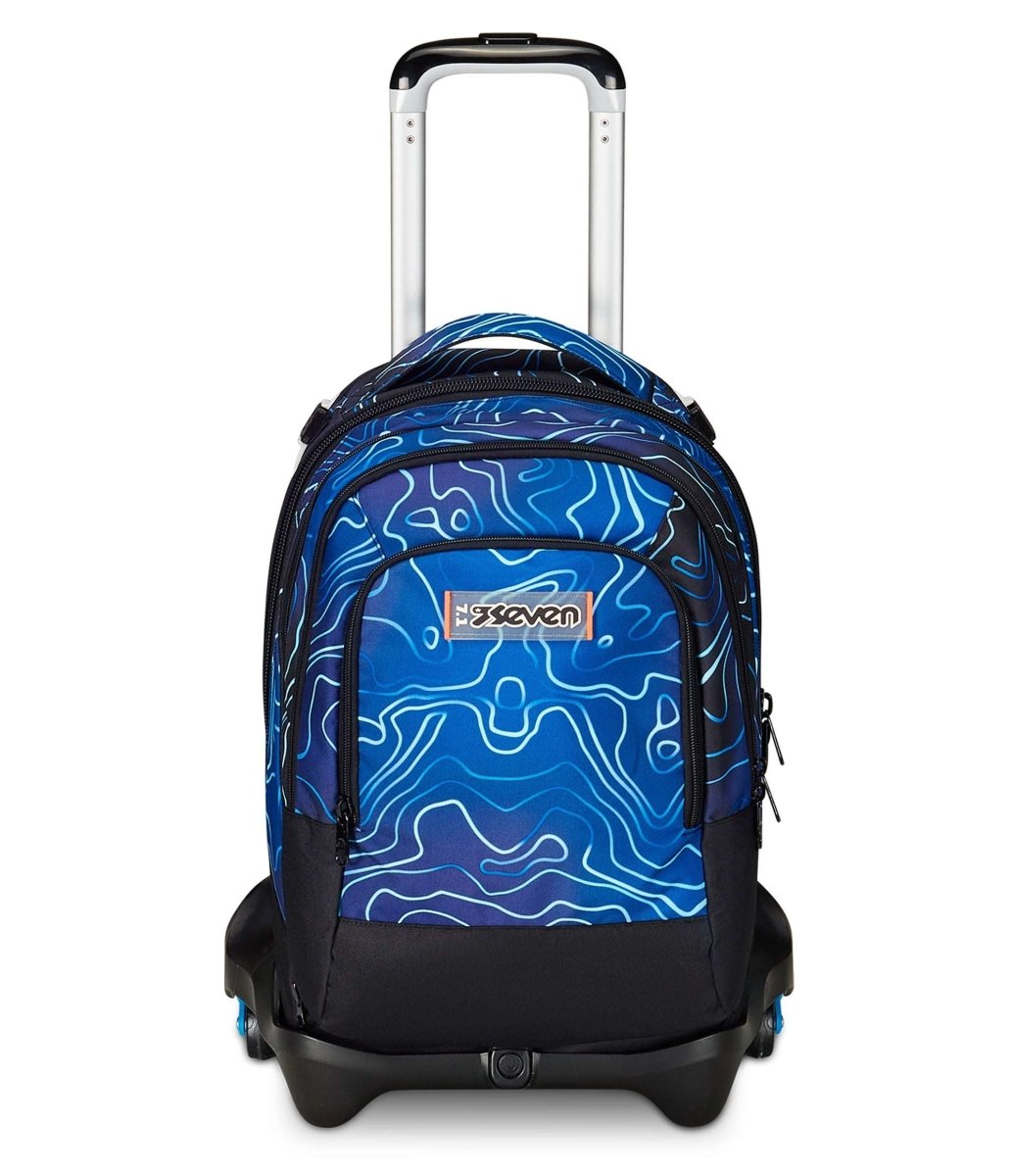 Trolley Jack 3 Ruote - Detach Mapset Boy di Seven: Versatilità e Comfort per la Scuola - Quiscuola