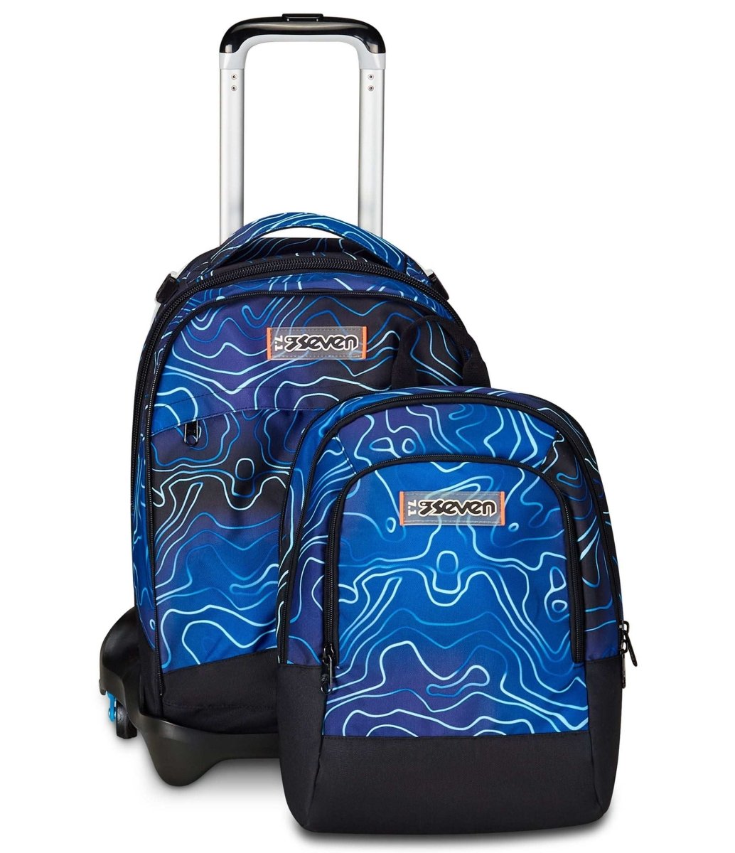 Trolley Jack 3 Ruote - Detach Mapset Boy di Seven: Versatilità e Comfort per la Scuola - Quiscuola