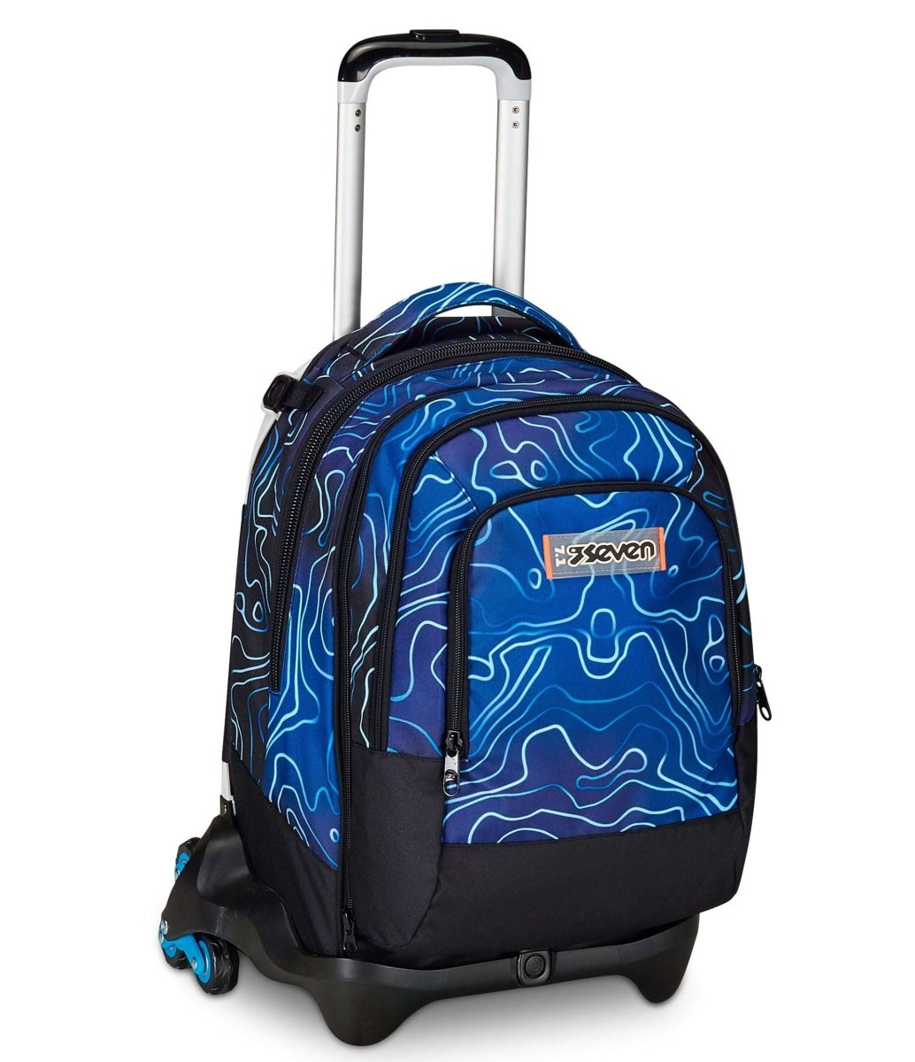 Trolley Jack 3 Ruote - Detach Mapset Boy di Seven: Versatilità e Comfort per la Scuola - Quiscuola