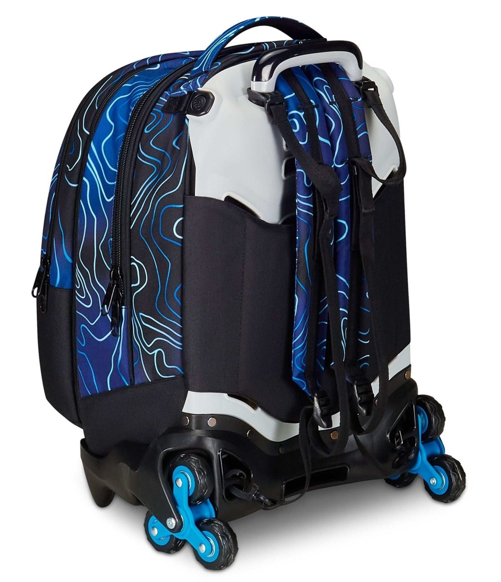 Trolley Jack 3 Ruote - Detach Mapset Boy di Seven: Versatilità e Comfort per la Scuola - Quiscuola