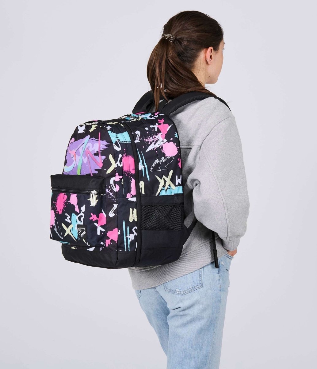 Zaino Seven® PRO XXL DETACH REVERSIBILE CON EARPHONES WIRELESS - THE DOUBLE: Innovativo e Versatile - Quiscuola