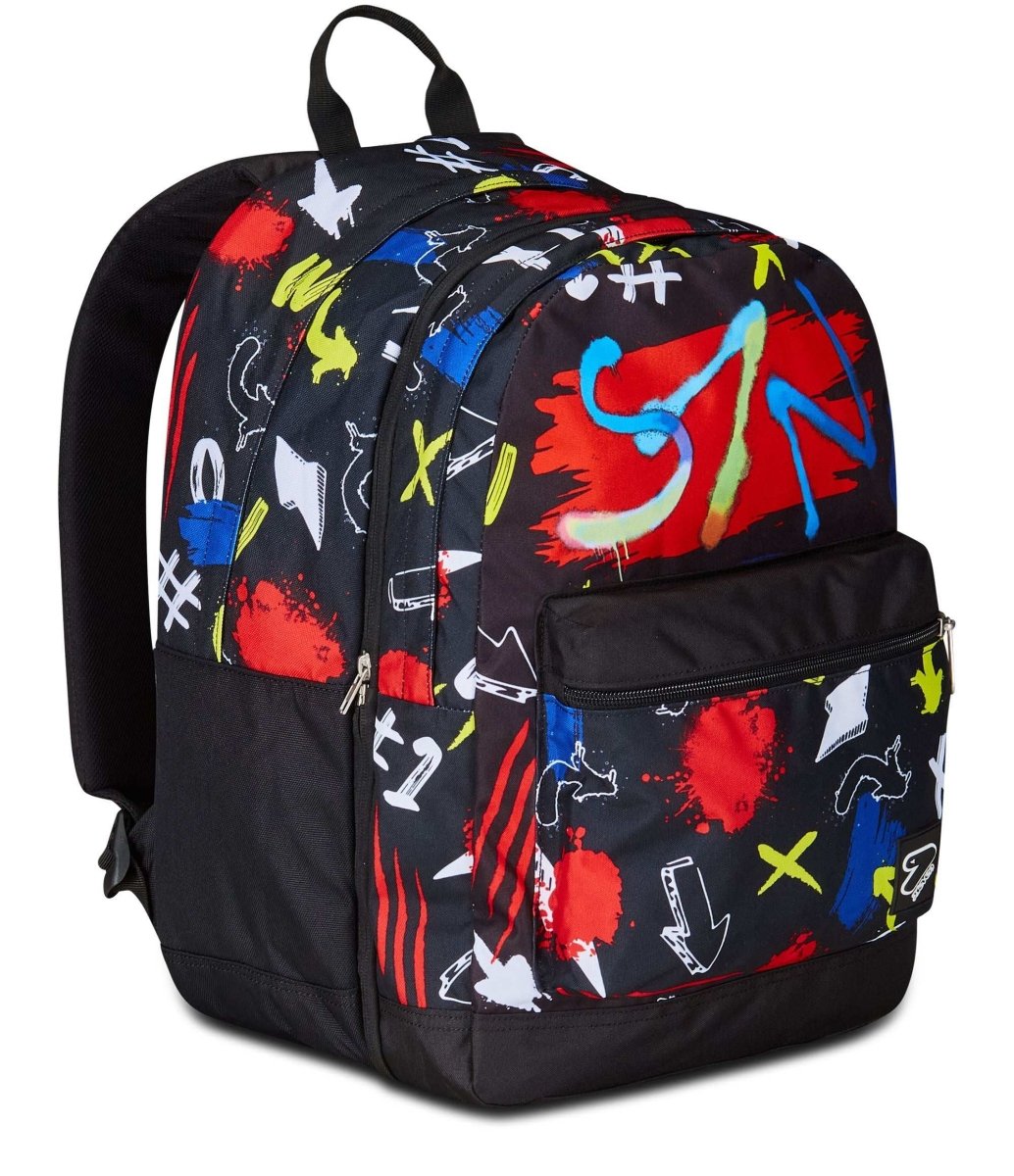 Zaino Seven® PRO XXL DETACH REVERSIBILE CON EARPHONES WIRELESS - THE DOUBLE: Spazioso e Innovativo per la Scuola - Quiscuola