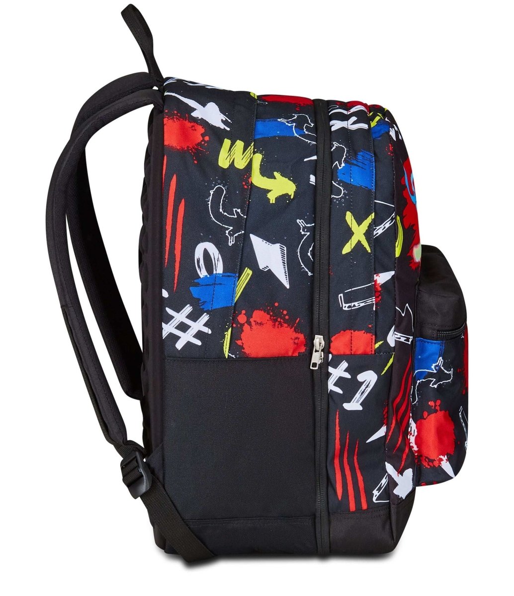 Zaino Seven® PRO XXL DETACH REVERSIBILE CON EARPHONES WIRELESS - THE DOUBLE: Spazioso e Innovativo per la Scuola - Quiscuola