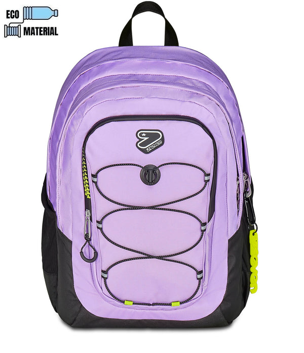 Zaino Seven TECH – Riciclato, Capiente e Porta PC (Viola)