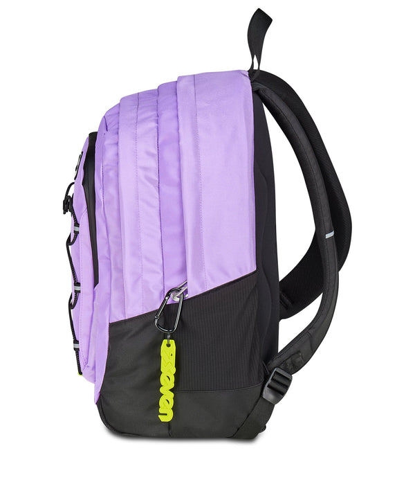 Zaino Seven TECH – Riciclato, Capiente e Porta PC (Viola)