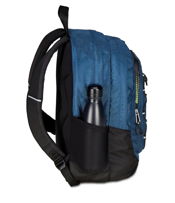 Zaino Seven TECH – Riciclato, Capiente e Porta PC (Blu)