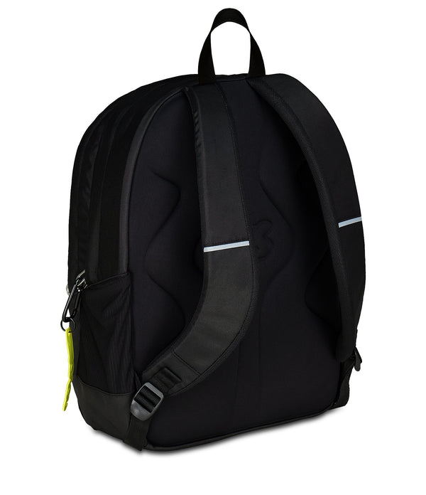 Zaino Seven TECH – Riciclato, Capiente e Porta PC (Nero)