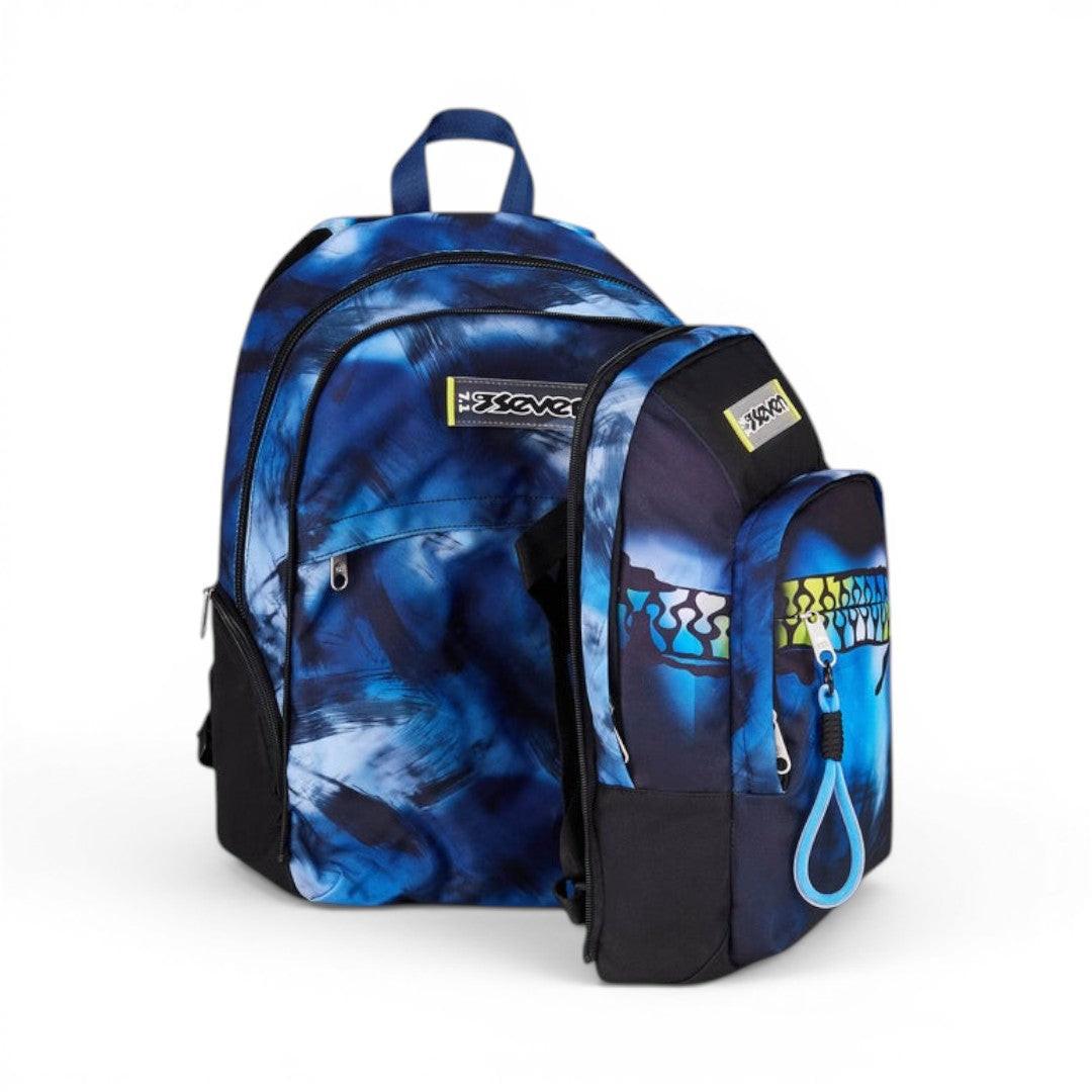 Zaino scuola Seven Dual Detach Blu Fusion 200102624-519.