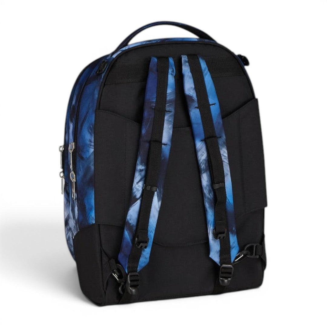 Trolley scuola Seven SJ Jack 8 ruote Detach Blu Fusion.