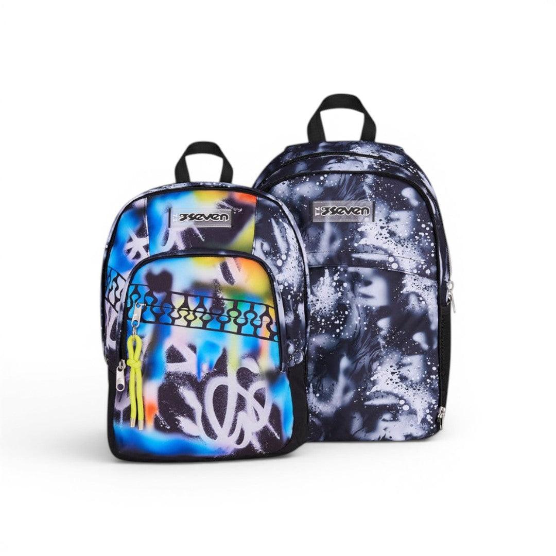 Zaino scuola Seven Dual Detach Buzzy Note Boy 200102628-535.