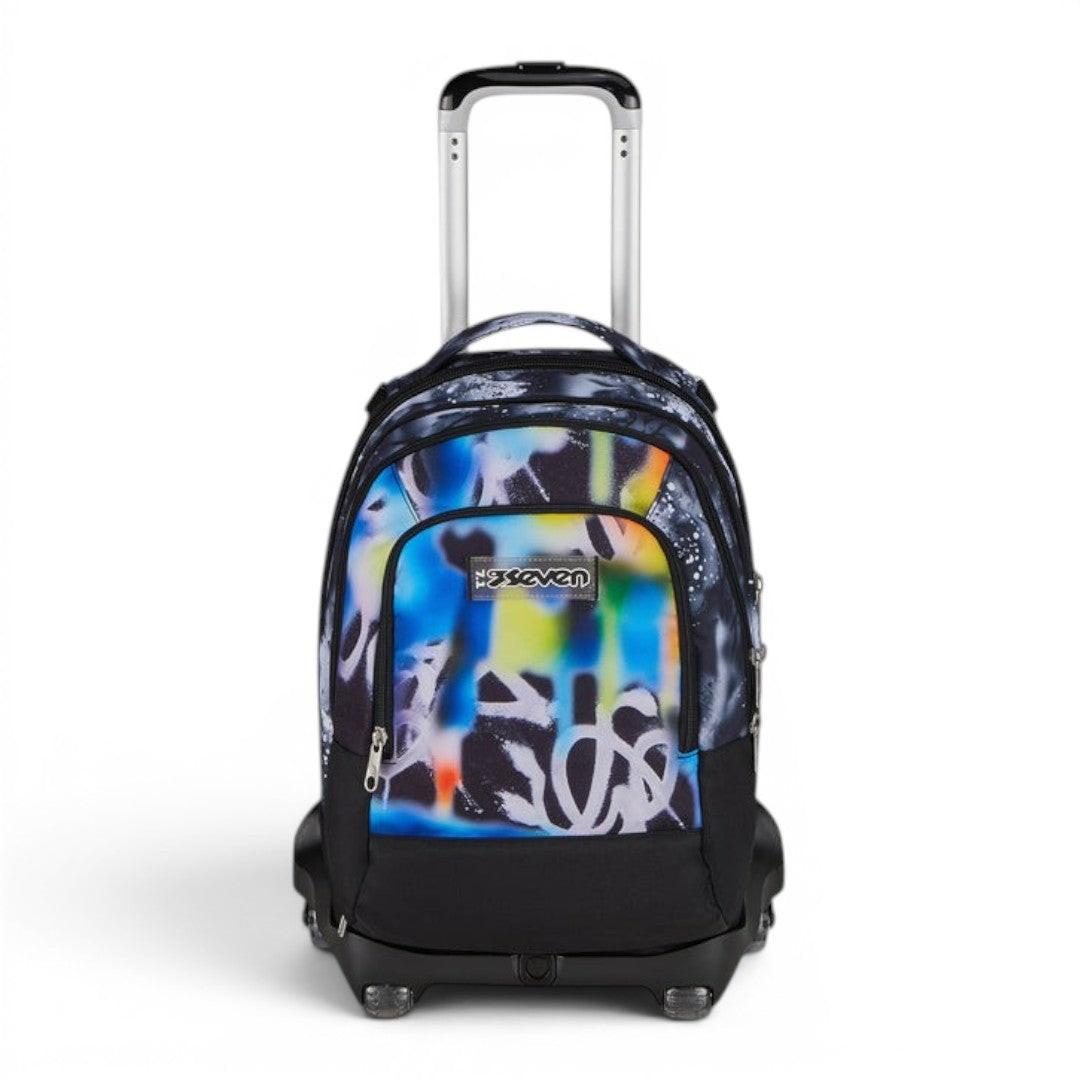 Trolley scuola Seven SJ Jack 8 ruote Detach Buzzy Note Boy.
