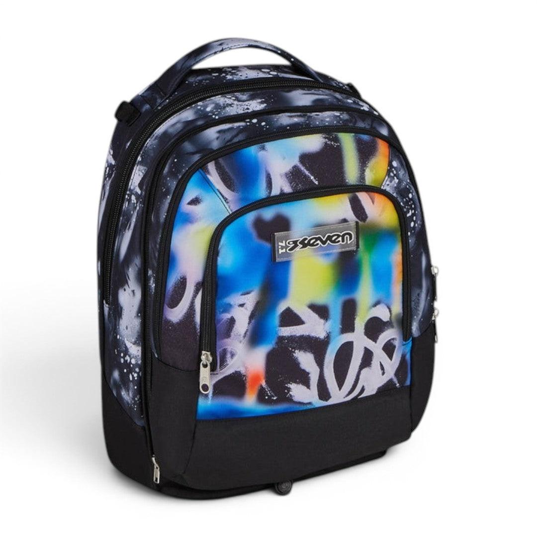 Trolley scuola Seven SJ Jack 8 ruote Detach Buzzy Note Boy.