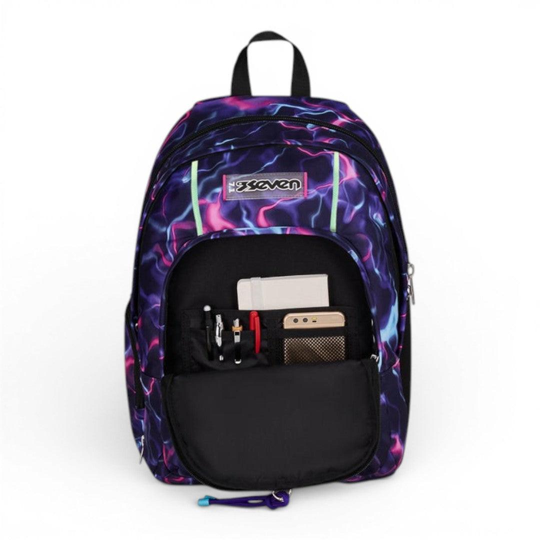 Zaino scuola Seven Dual Detach Electricvibe Girl.