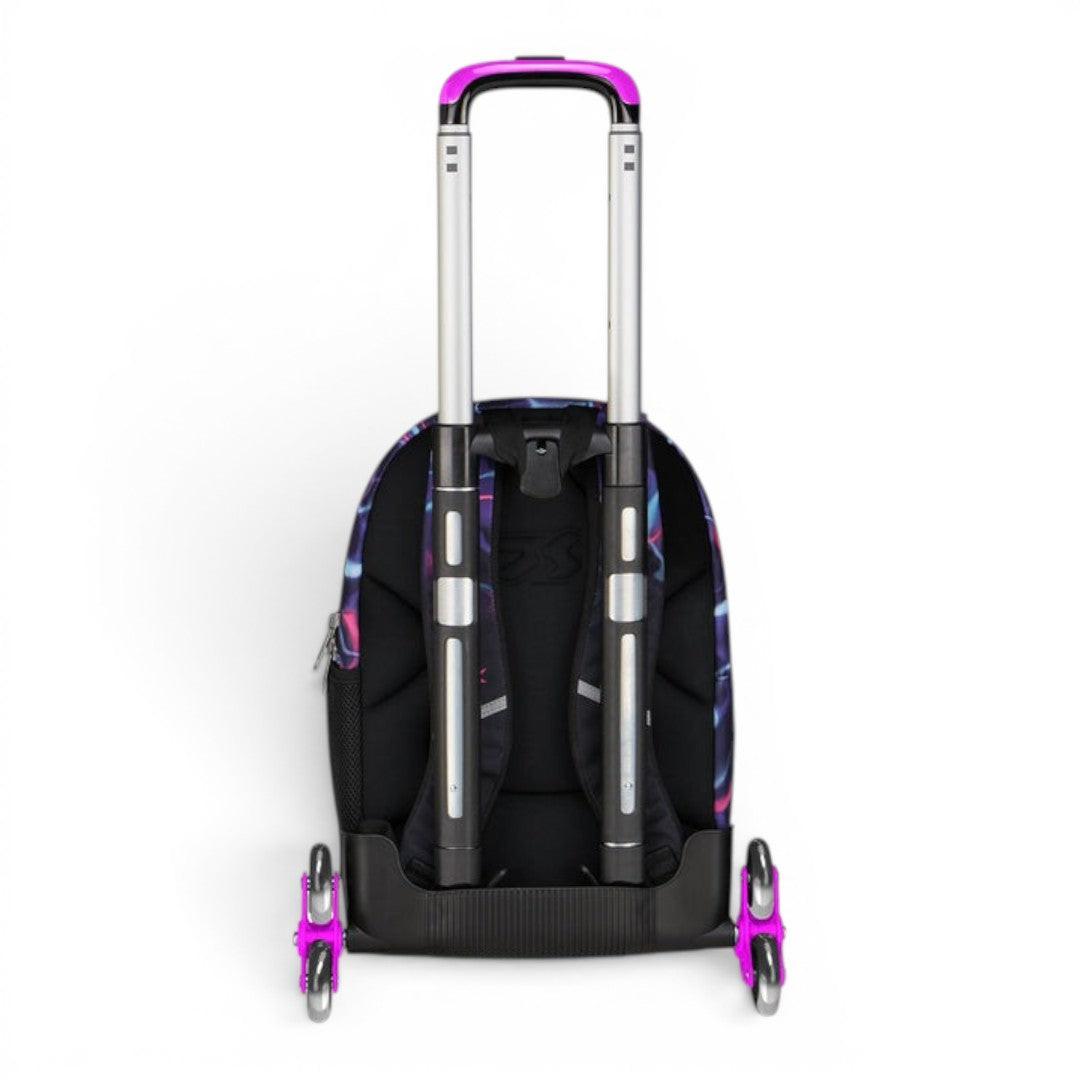 Trolley scuola Seven Comby 8 ruote Electricvibe Girl.