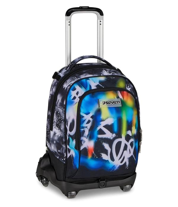 Trolley Jack Seven 8 ruote Buzzy Note Boy zaino con carrello sganciabile - foto 5