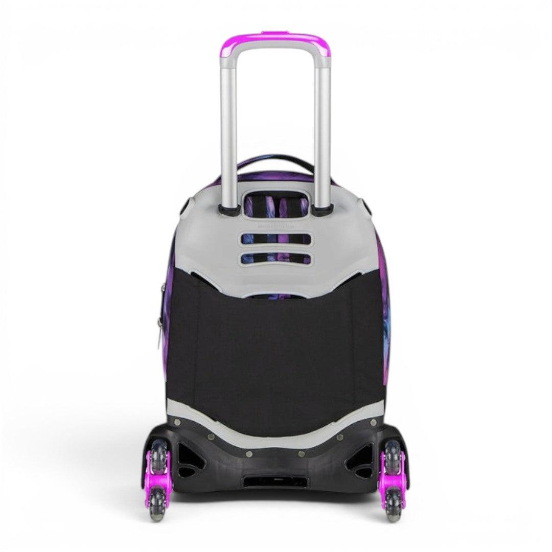 Trolley scuola Seven SJ Jack 8 ruote Fusion Pink.