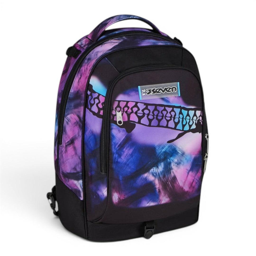 Trolley scuola Seven SJ Jack 8 ruote Fusion Pink.
