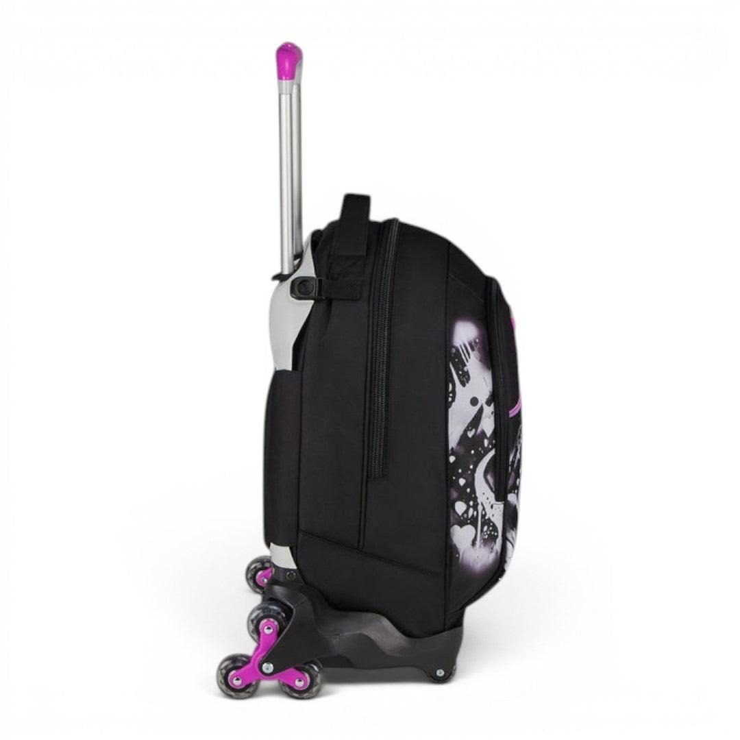 Trolley scuola Seven SJ Jack 8 ruote Plumpy Line Girl.