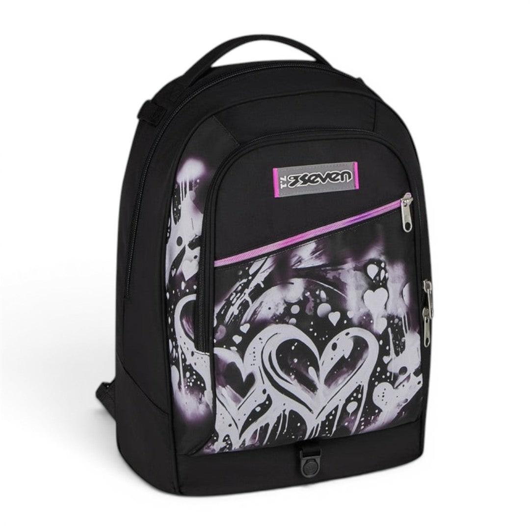 Trolley scuola Seven SJ Jack 8 ruote Plumpy Line Girl.