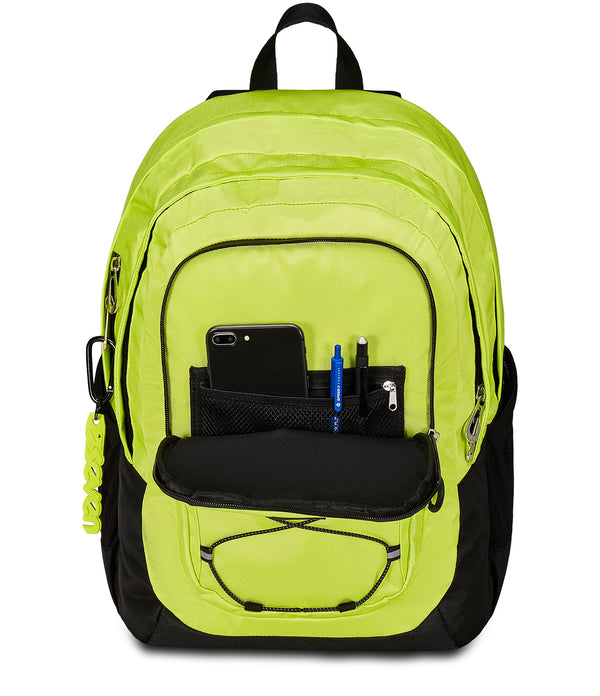 Zaino Seven TECH – Riciclato, Capiente e Porta PC (Giallo)