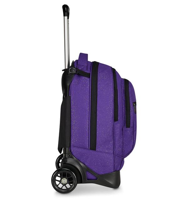 Trolley Invicta Plug Shine Viola scuola rigido capiente.