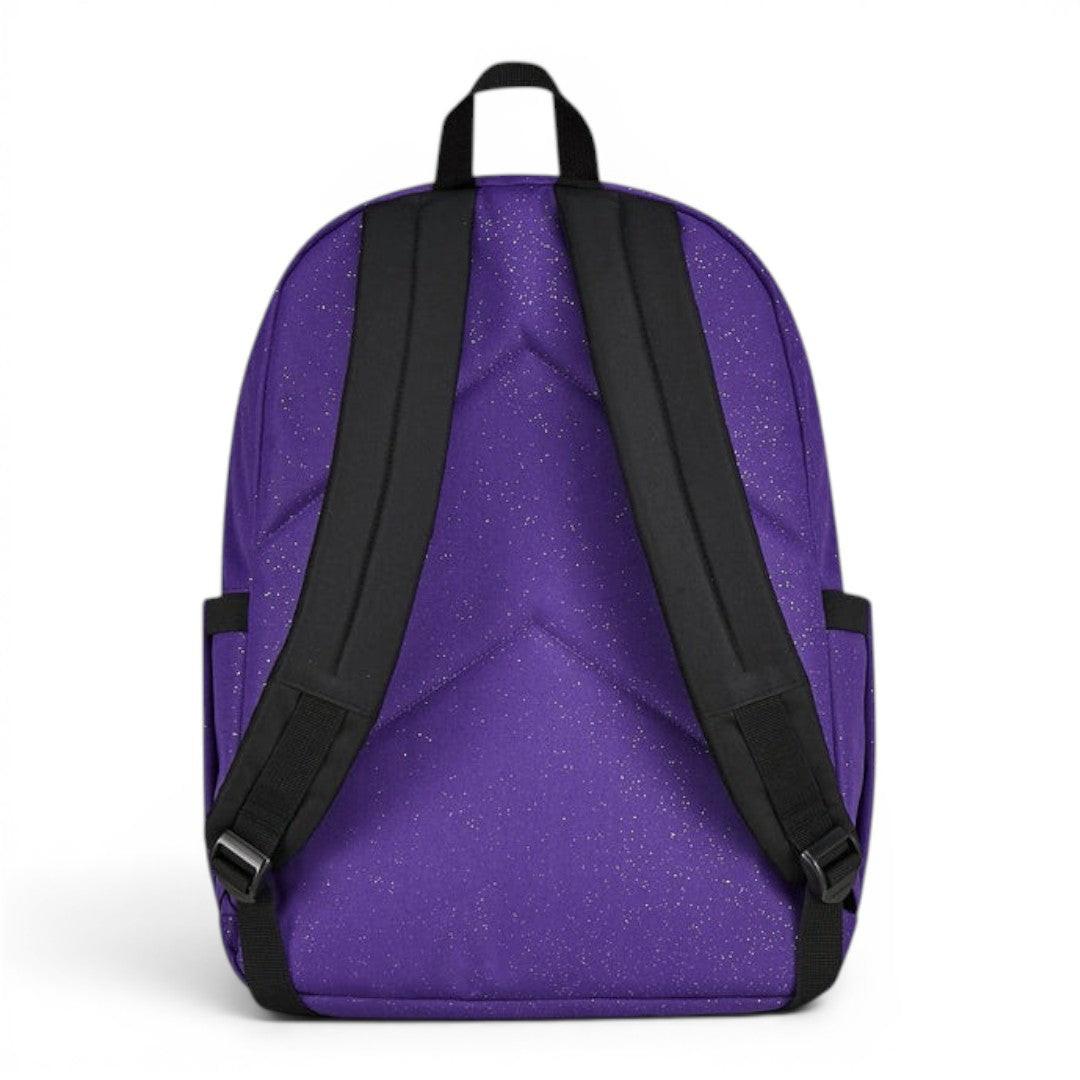 Zaino Invicta Jelek Shine 3 scuola effetto lucido capiente Viola 200602621-3F3.