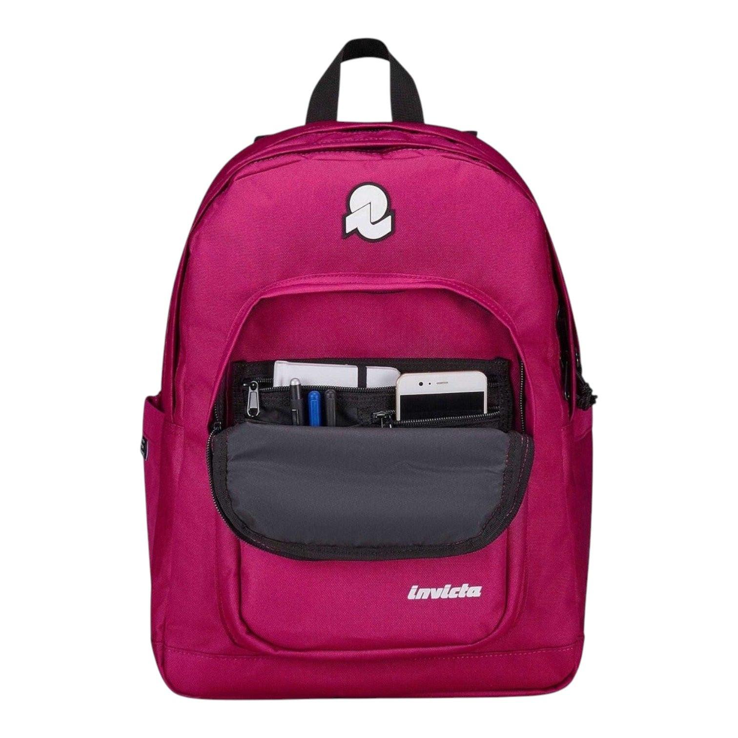 Zaino Invicta Jelek Plain Fuxia 34L.