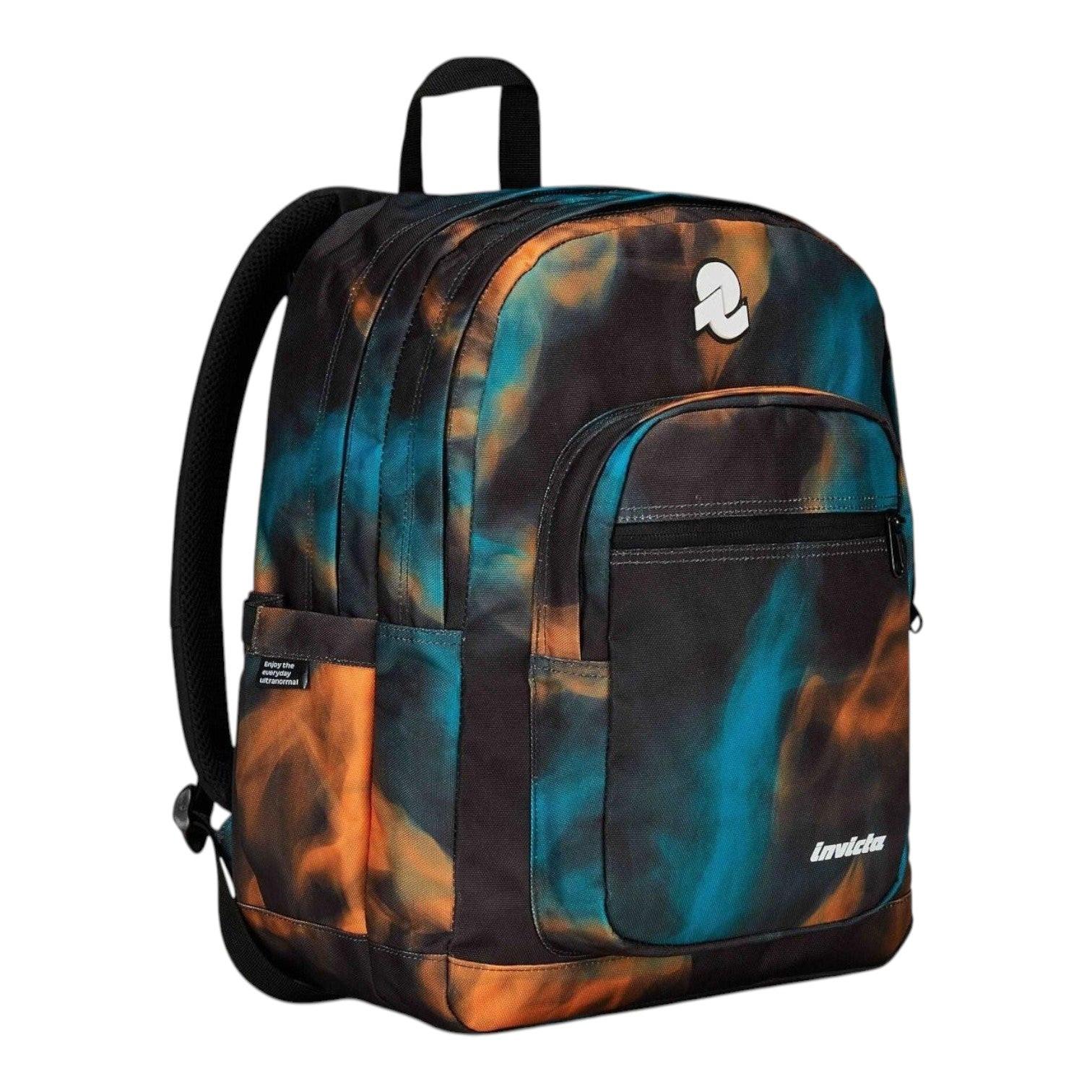 Zaino Invicta Jelek Fantasy 34L grafica colorata scuola.