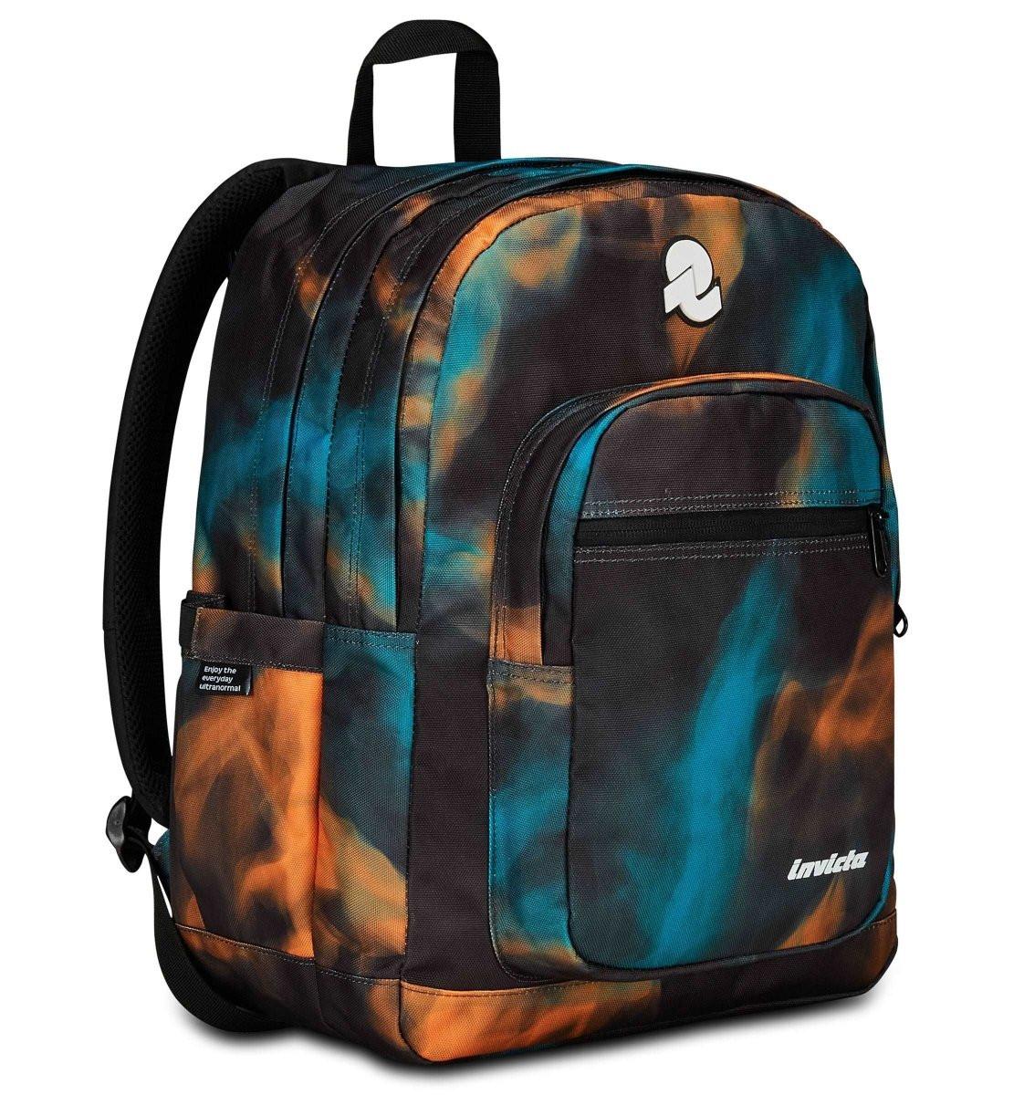 Zaino Invicta Jelek Fantasy 34L grafica colorata scuola.