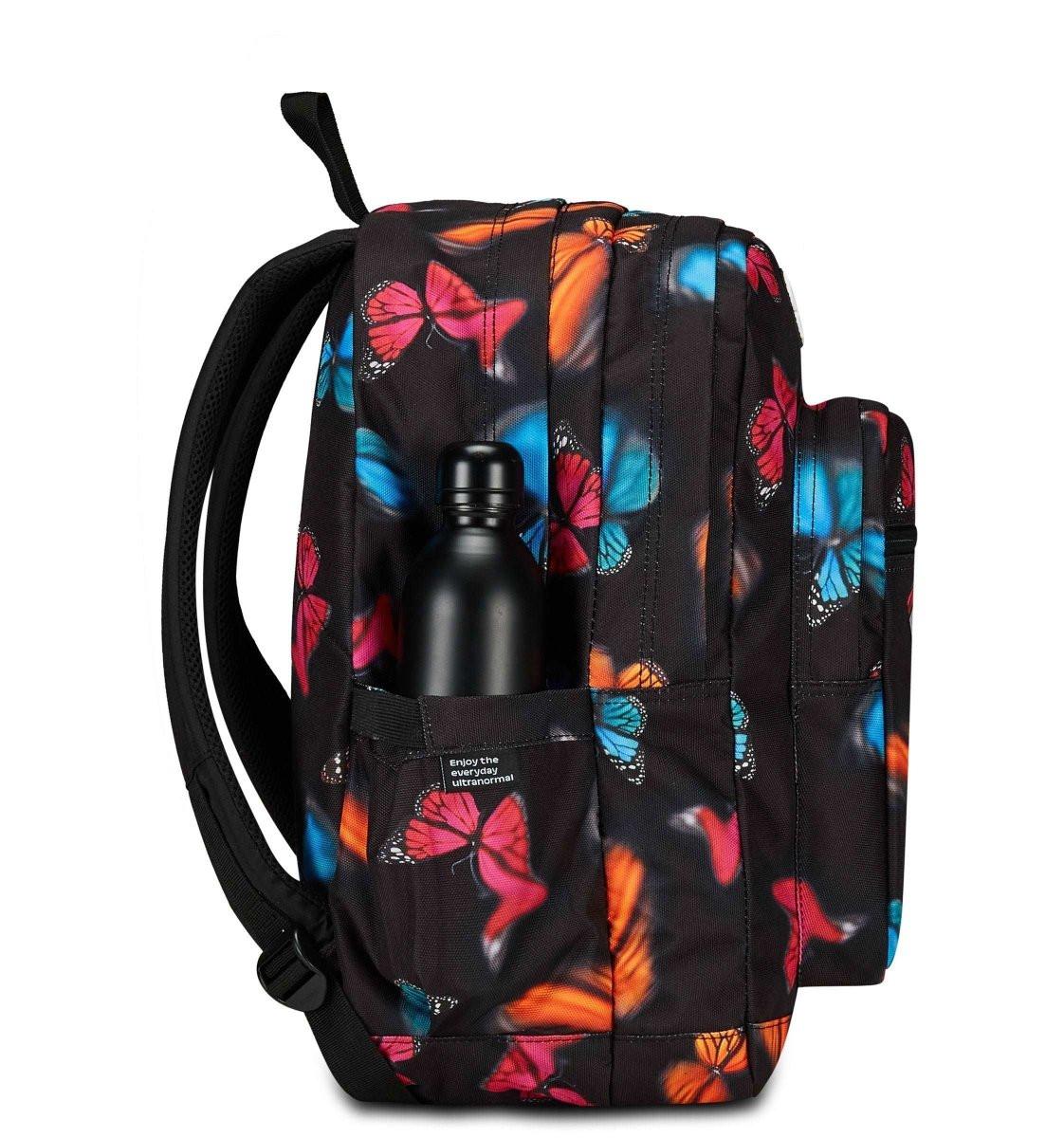 Zaino Invicta Jelek Fantasy - 34 Litri Design Farfalle.