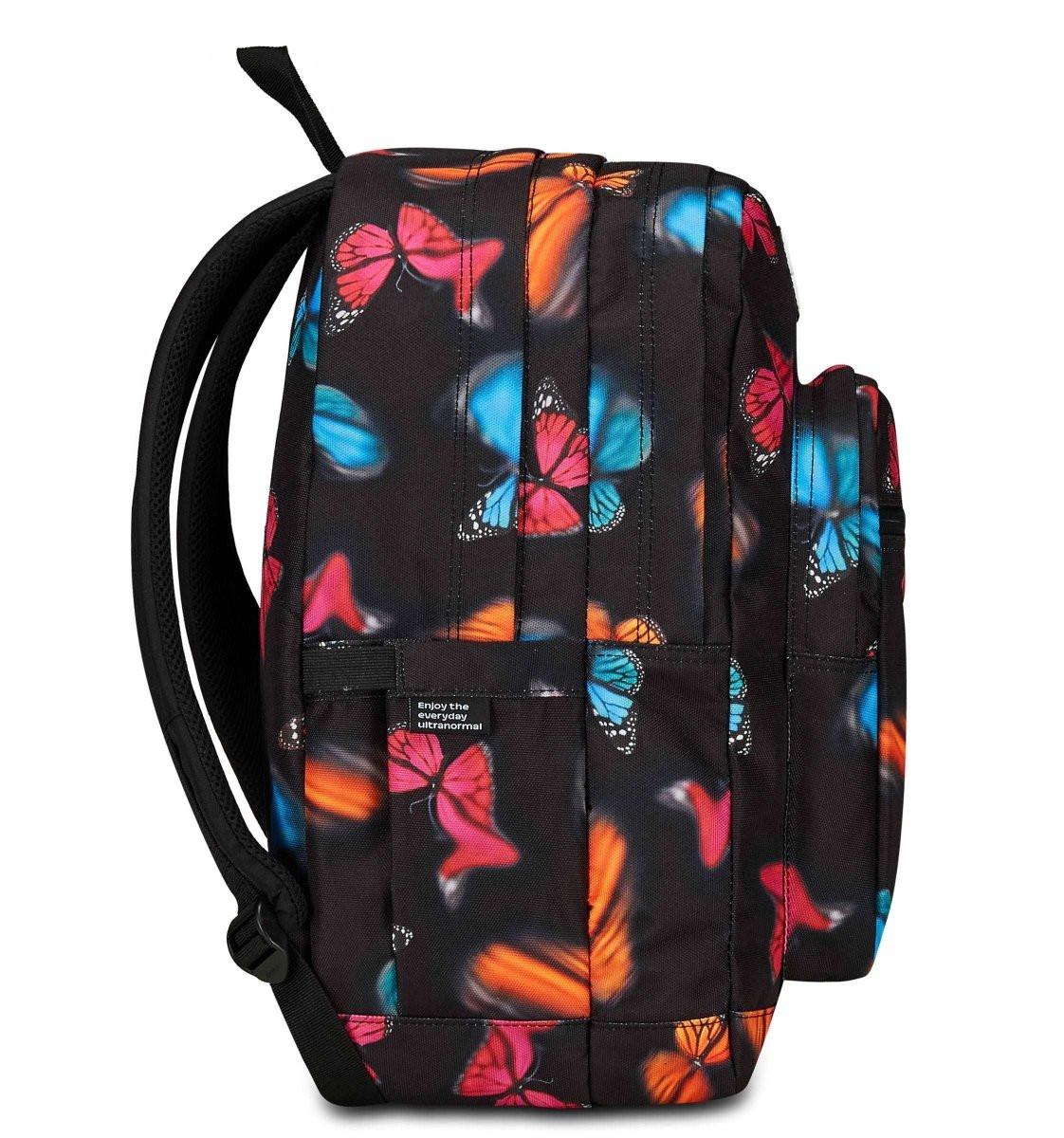 Zaino Invicta Jelek Fantasy - 34 Litri Design Farfalle.