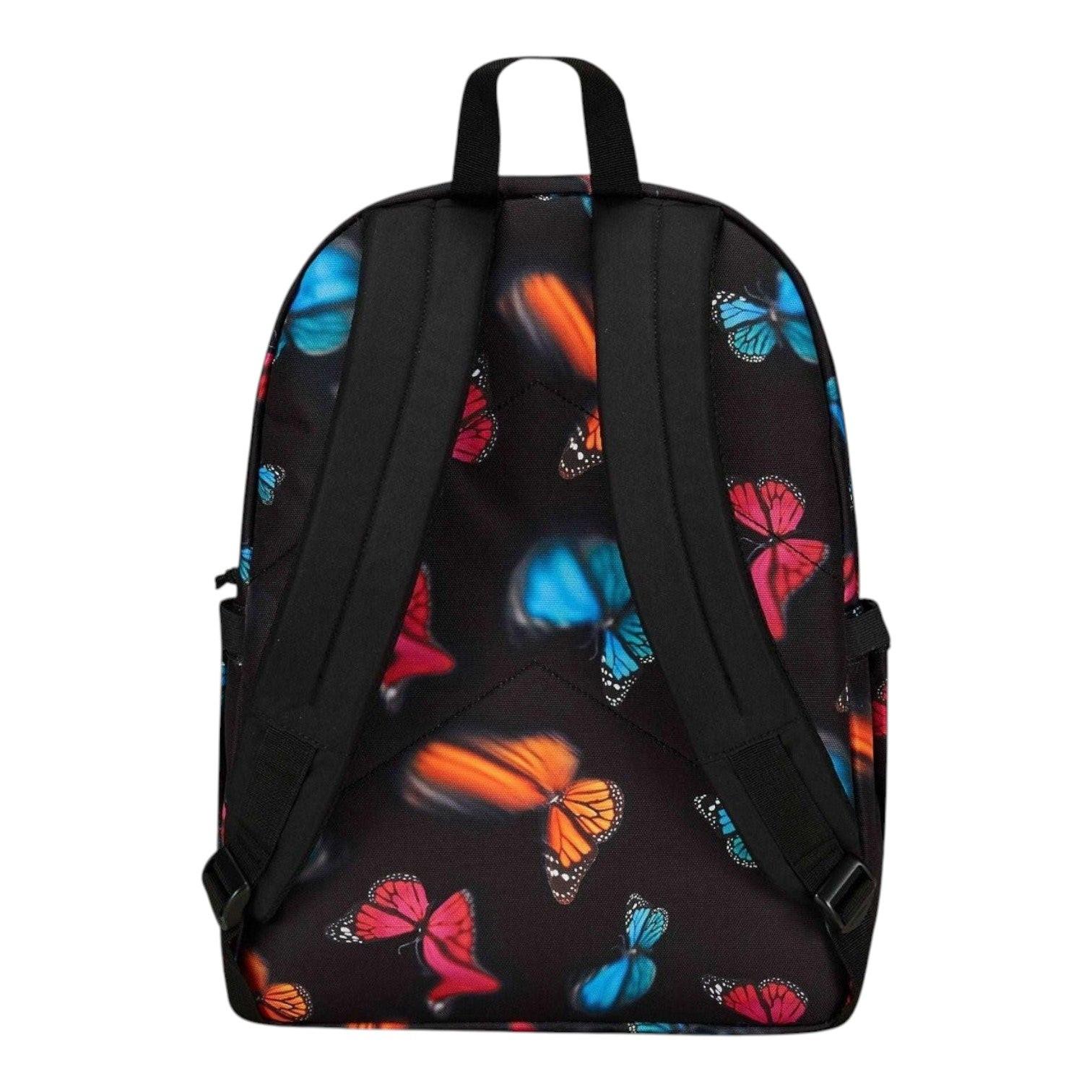 Zaino Invicta Jelek Fantasy - 34 Litri Design Farfalle.