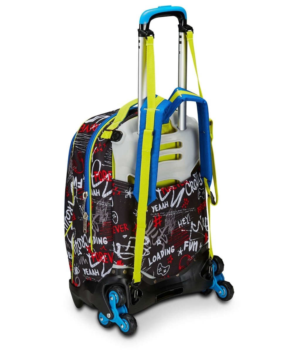 Trolley Jack 3 Ruote Born to Fun di Seven: Il Compagno di Viaggio Ideale per Gli Studenti - Quiscuola