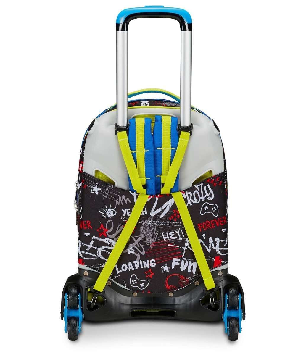 Trolley Jack 3 Ruote Born to Fun di Seven: Il Compagno di Viaggio Ideale per Gli Studenti - Quiscuola