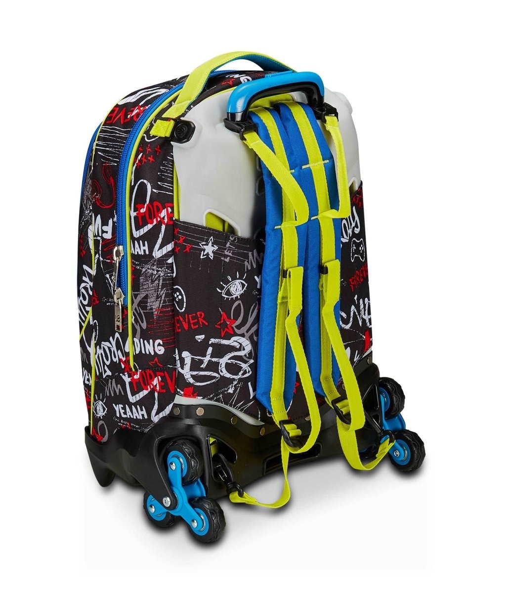 Trolley Jack 3 Ruote Born to Fun di Seven: Il Compagno di Viaggio Ideale per Gli Studenti - Quiscuola