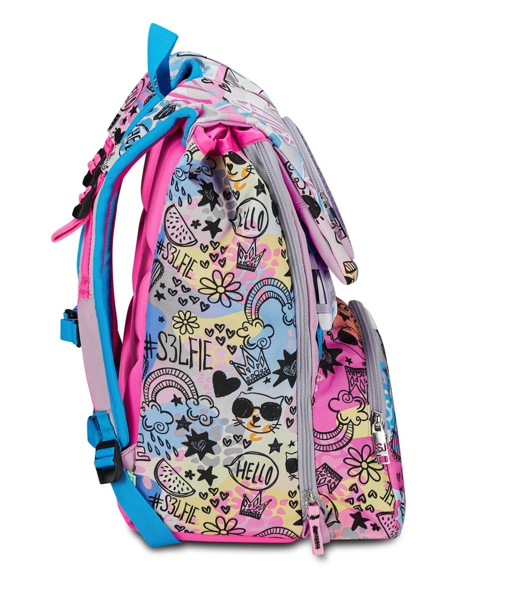 Zaino Estensibile Big ColorJam di Seven: Un Arcobaleno di Funzionalità per la Scuola - Quiscuola