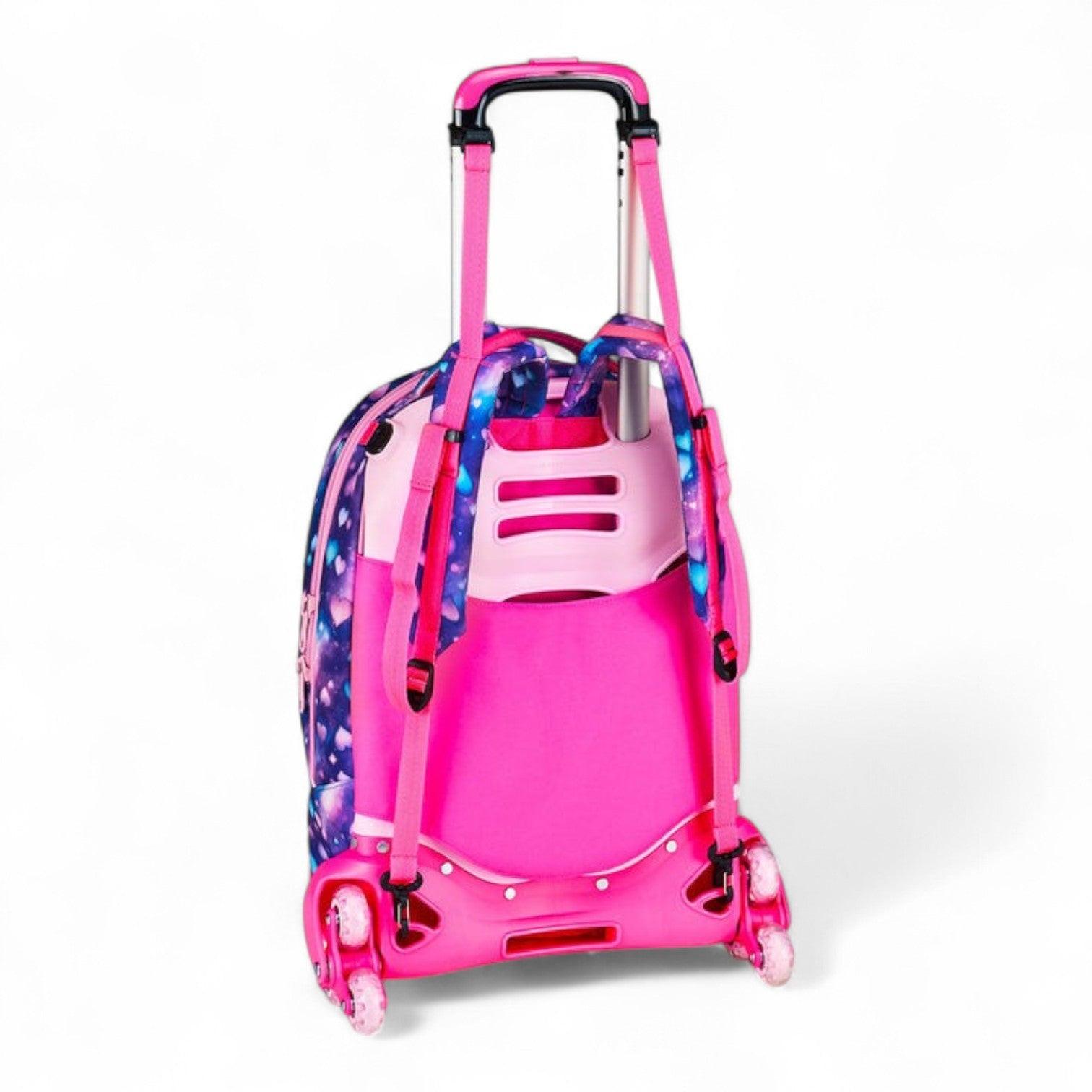Trolley scuola Seven SJ Jack 8 ruote Pixie Unicorn.