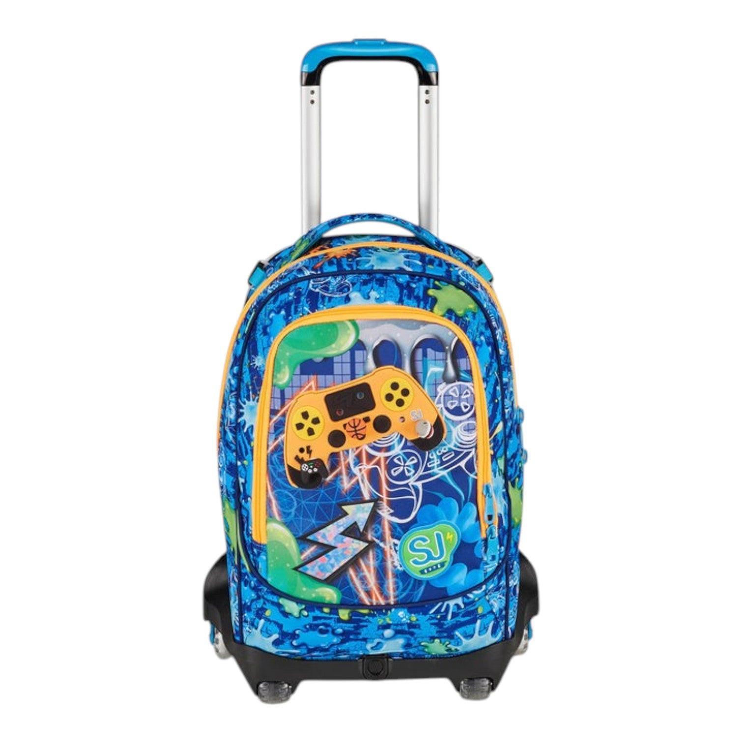Trolley scuola Seven SJ Jack 8 ruote Joyful Pins Boy.