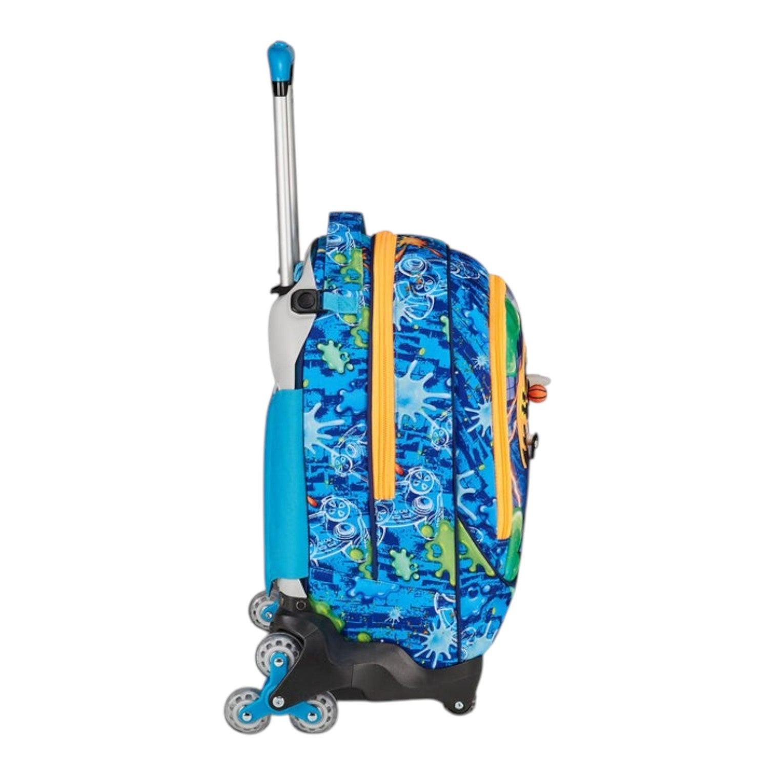 Trolley scuola Seven SJ Jack 8 ruote Joyful Pins Boy.